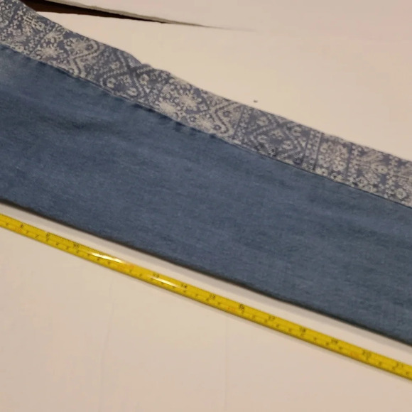 Free people women's Jeans sz.27 raw hem buttons fly Boyfriend - Picture 7 of 13